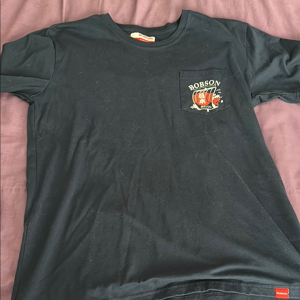 Bobson Black Graphic T-Shirt